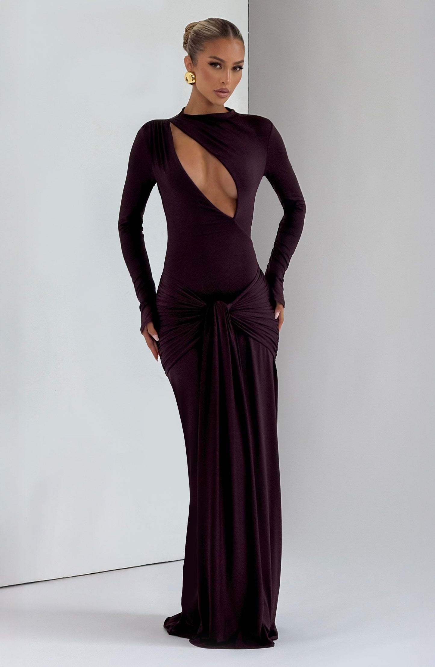 Tahnee | Plum Maxi Kleid