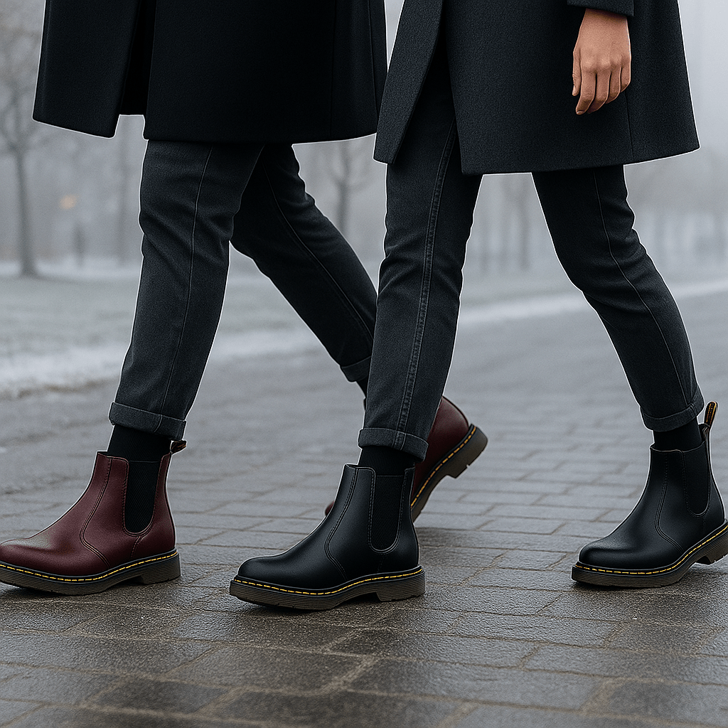 Casey - Unisex Leather Chelsea Stiefel