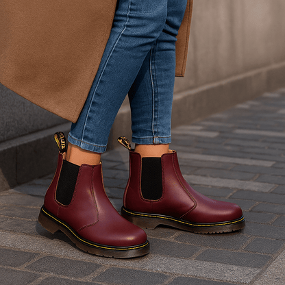 Casey - Unisex Leather Chelsea Stiefel