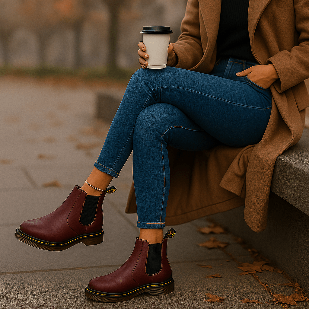 Casey - Unisex Leather Chelsea Stiefel