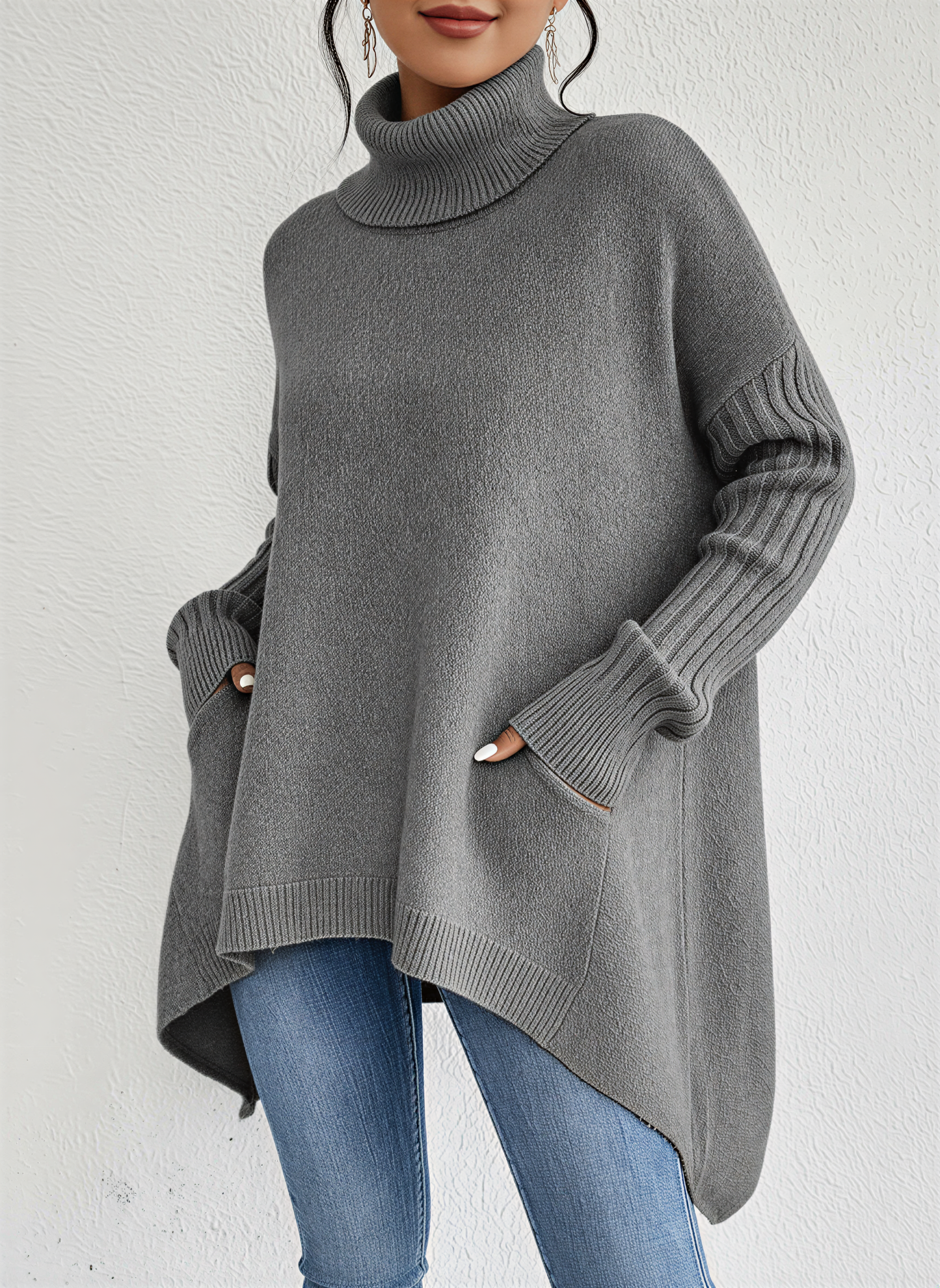 Kristin | Oversize Turtleneck Jumper for Damen
