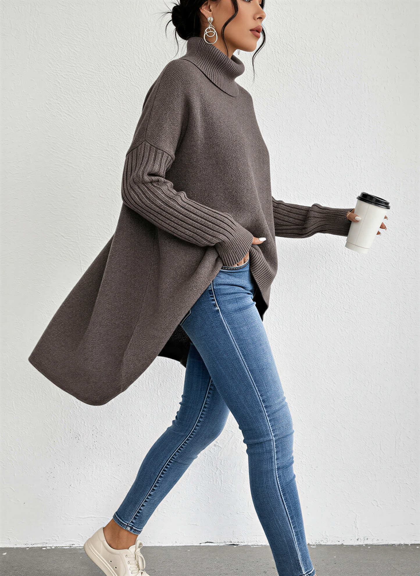 Kristin | Oversize Turtleneck Jumper for Damen