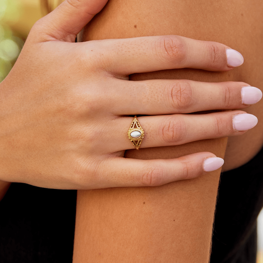 Vintage Royal Perle Ring