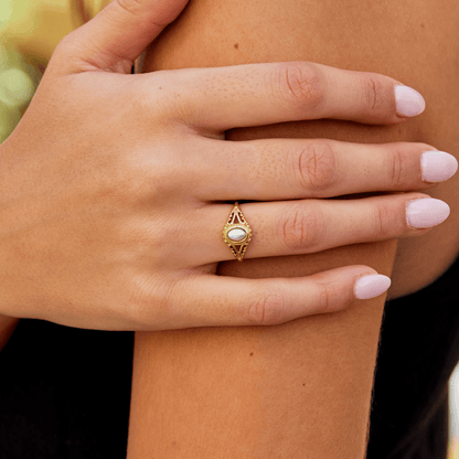 Vintage Royal Perle Ring