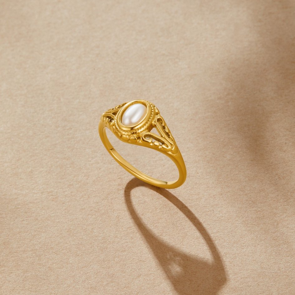 Vintage Royal Perle Ring