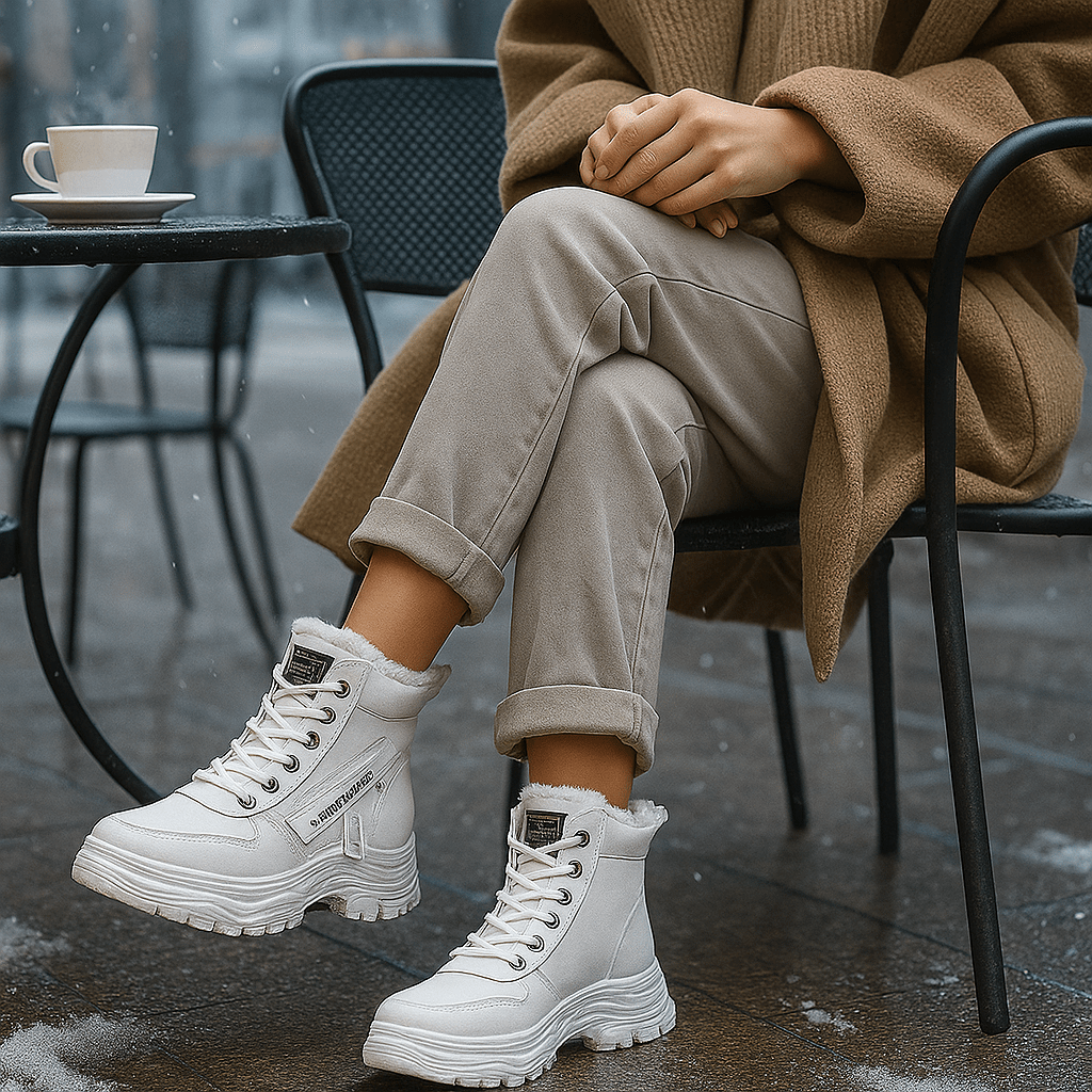 Waterproof Winter Ankle Stiefel - Fleece Lined - Warm Comfort