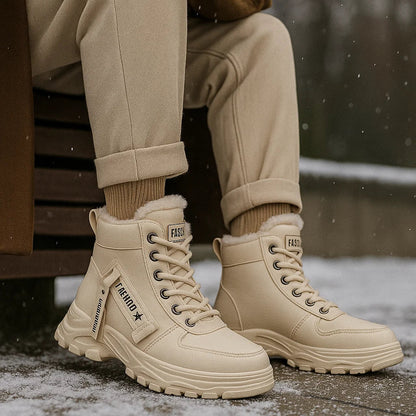 Waterproof Winter Ankle Stiefel - Fleece Lined - Warm Comfort
