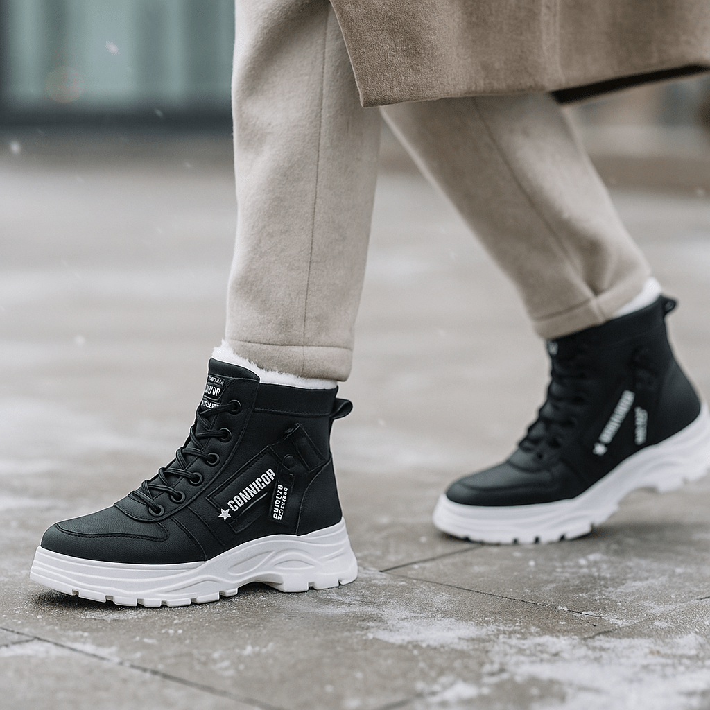 Waterproof Winter Ankle Stiefel - Fleece Lined - Warm Comfort