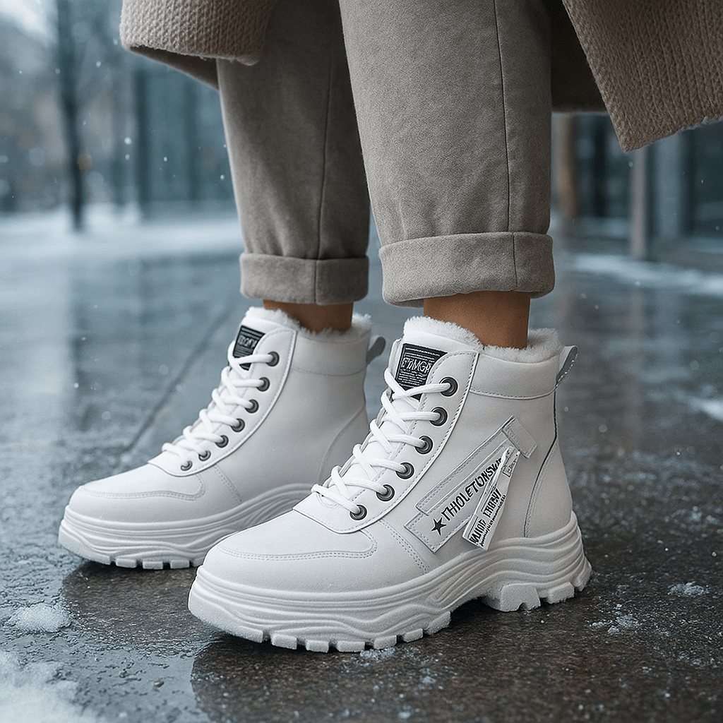 Waterproof Winter Ankle Stiefel - Fleece Lined - Warm Comfort