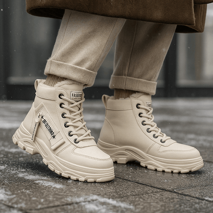 Waterproof Winter Ankle Stiefel - Fleece Lined - Warm Comfort