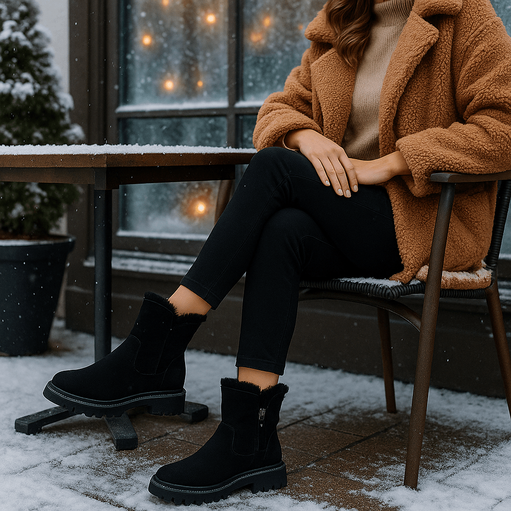Waterproof Winter Ankle Stiefel - Insulated Comfort - Superior Grip