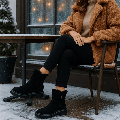Waterproof Winter Ankle Stiefel - Insulated Comfort - Superior Grip