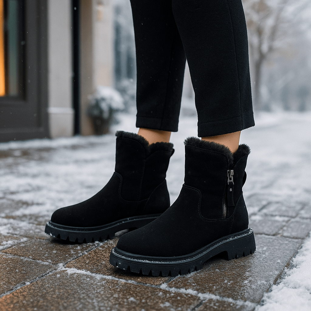 Waterproof Winter Ankle Stiefel - Insulated Comfort - Superior Grip
