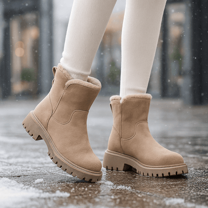 Waterproof Winter Ankle Stiefel - Insulated Comfort - Superior Grip