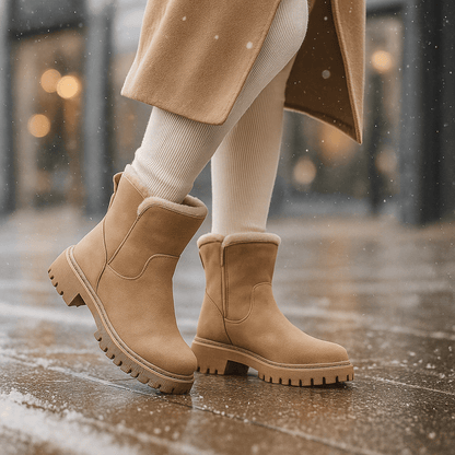 Waterproof Winter Ankle Stiefel - Insulated Comfort - Superior Grip
