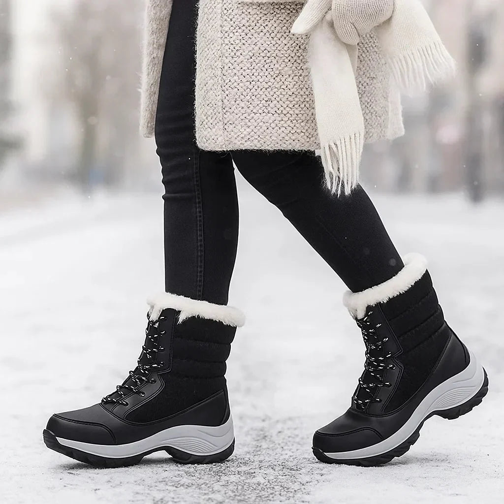 Winter Platform Ankle Stiefel - Comfortable - Loose Fit - Cold Weather