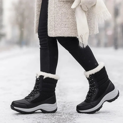 Winter Platform Ankle Stiefel - Comfortable - Loose Fit - Cold Weather