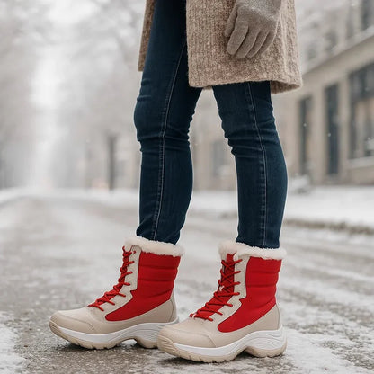 Winter Platform Ankle Stiefel - Comfortable - Loose Fit - Cold Weather