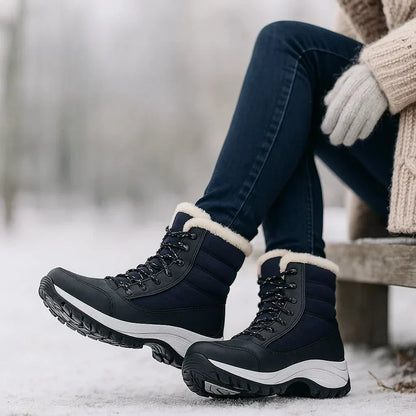 Winter Platform Ankle Stiefel - Comfortable - Loose Fit - Cold Weather