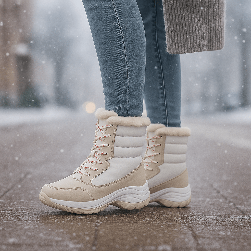 Winter Platform Ankle Stiefel - Comfortable - Loose Fit - Cold Weather