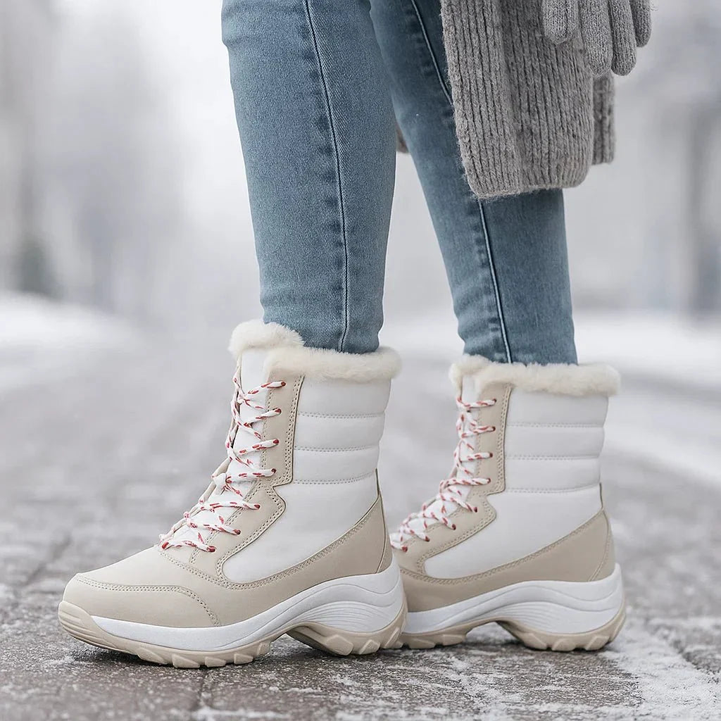 Winter Platform Ankle Stiefel - Comfortable - Loose Fit - Cold Weather